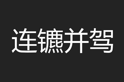连镳并驾