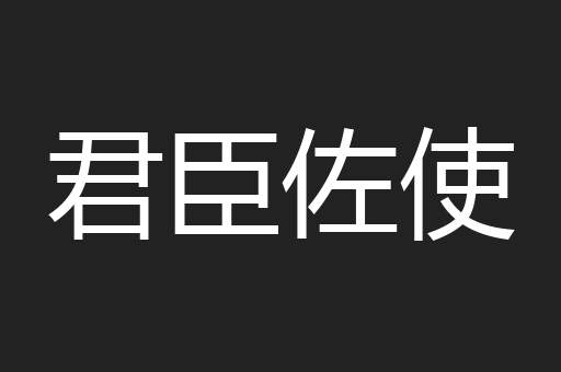 君臣佐使