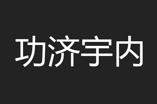 功济宇内