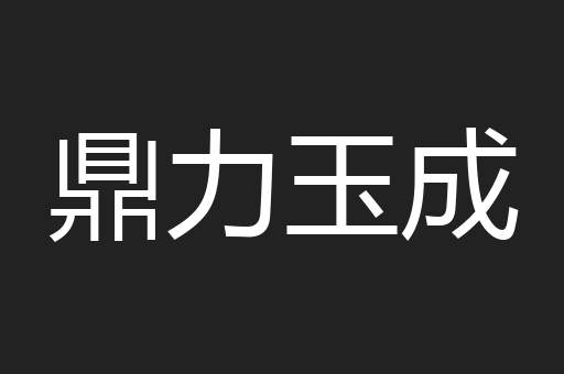 鼎力玉成