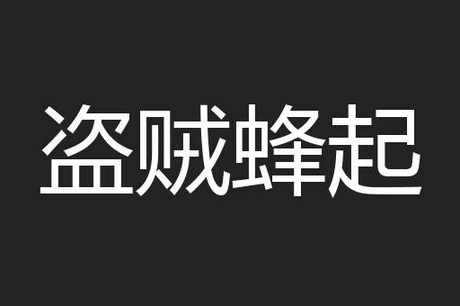 盗贼蜂起