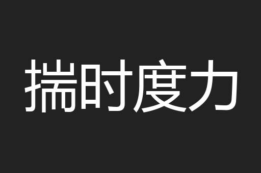 揣时度力