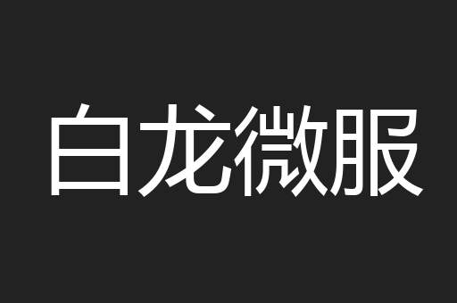白龙微服